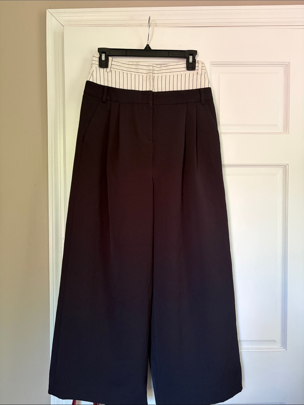 Tibi Wide-Leg Double Waisted Women's Pants